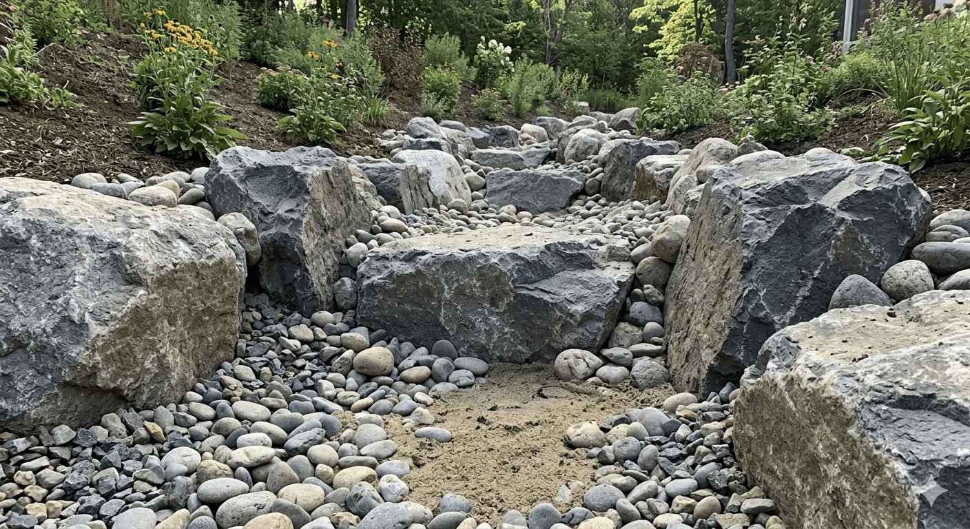 The Boulder-Strewn Cascade