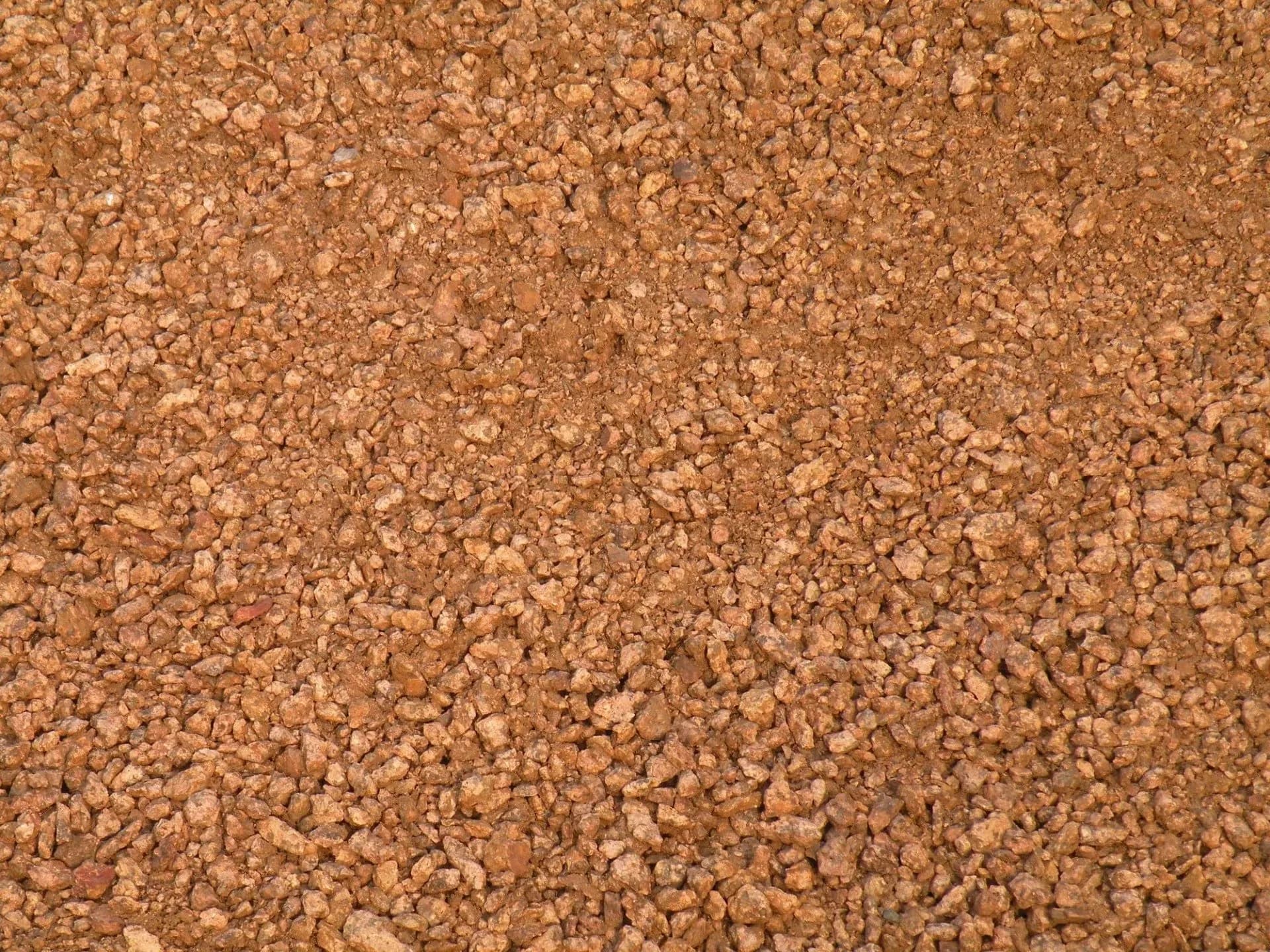 Decomposed orange granite