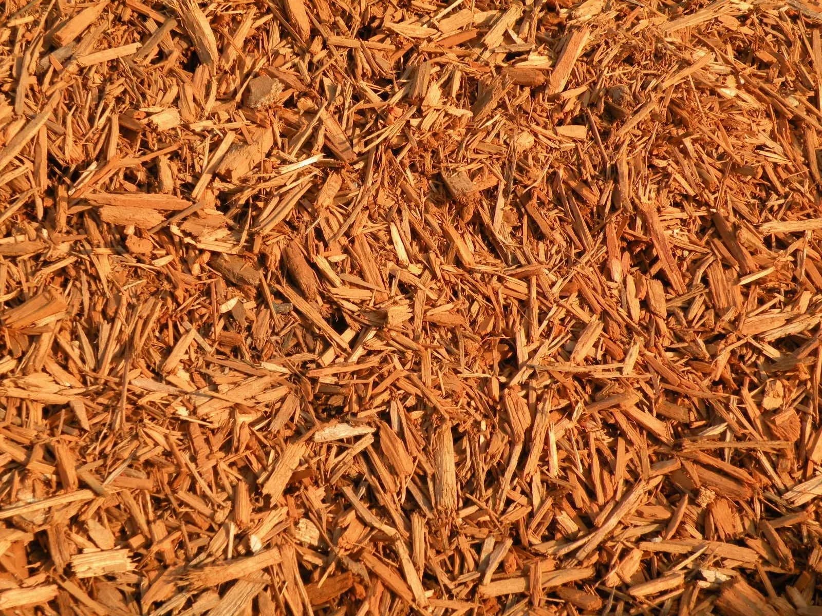 Gold-Colored Mulch