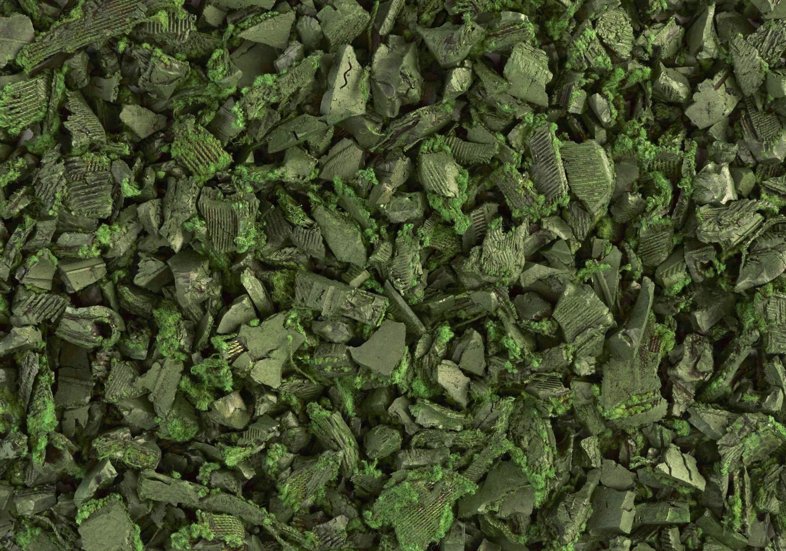 Green Rubber Mulch