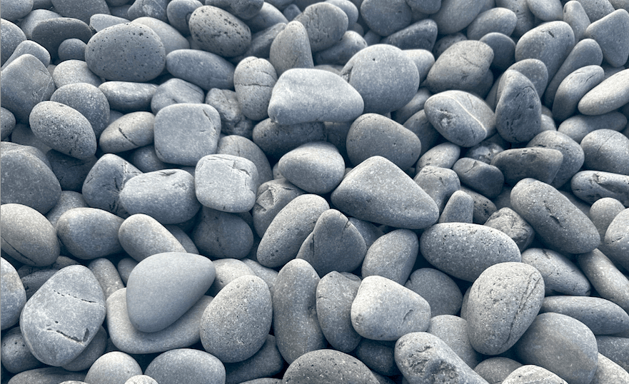 Mexican Beach Pebbles 1" to 2"