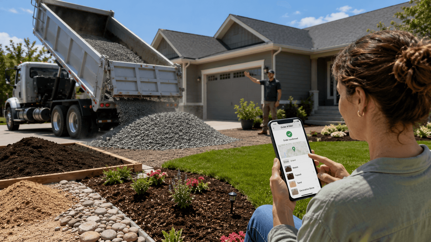 How to Get Gravel, Mulch, Soil, Sand, or Stone Delivered Without Calling 10 Suppliers