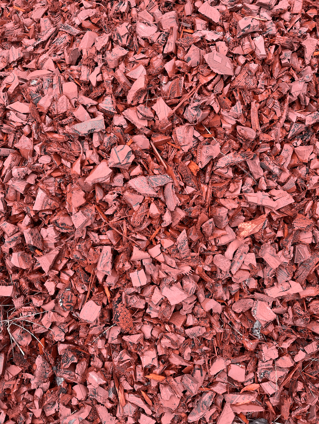 Red Rubber Mulch