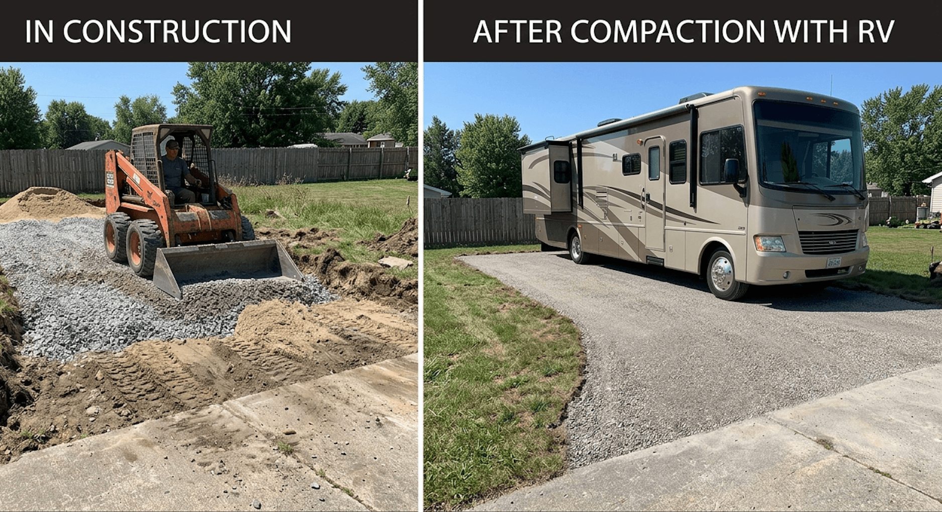 DIY Guide: Building a Heavy-Duty RV or Boat Pad with Sand and Stone