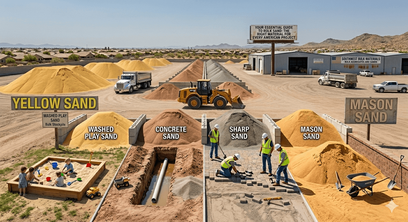 Choosing the Right Sand for Your Construction Project