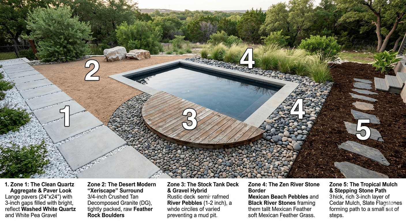 5 Modern Plunge Pool Surround Ideas For Backyard